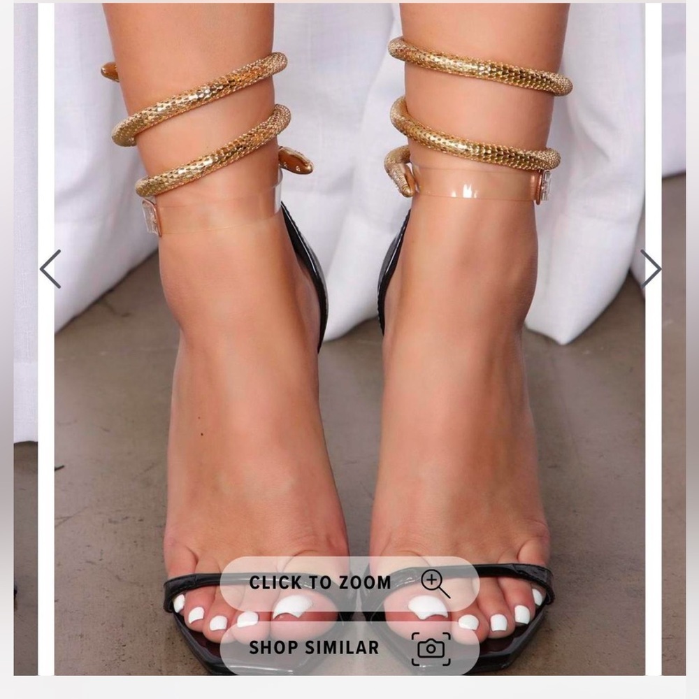 Cute snake heels